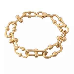Gold Chain Link Bracelet